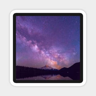 Purple Galaxy View Magnet