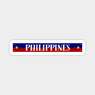 Philippines Flag Colors Design Magnet