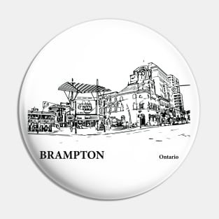 Brampton - Ontario Pin