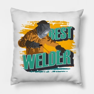 Best welder  vintage design Pillow