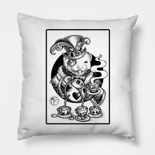 Mad Hatter Tea Party Ferret Pillow