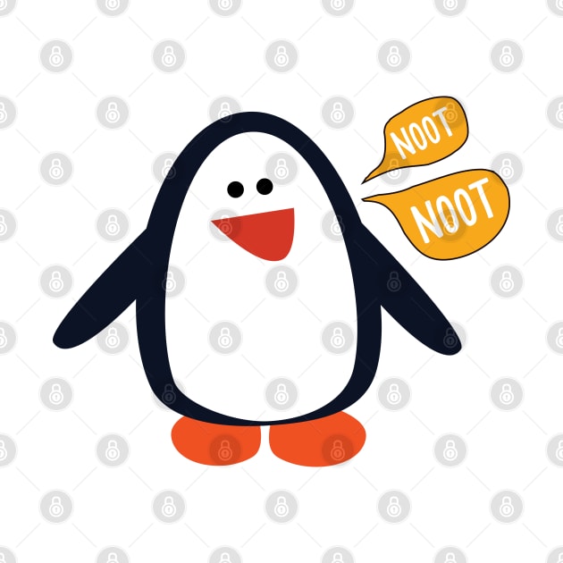 Noot Noot Penguin Tee by Pushloop