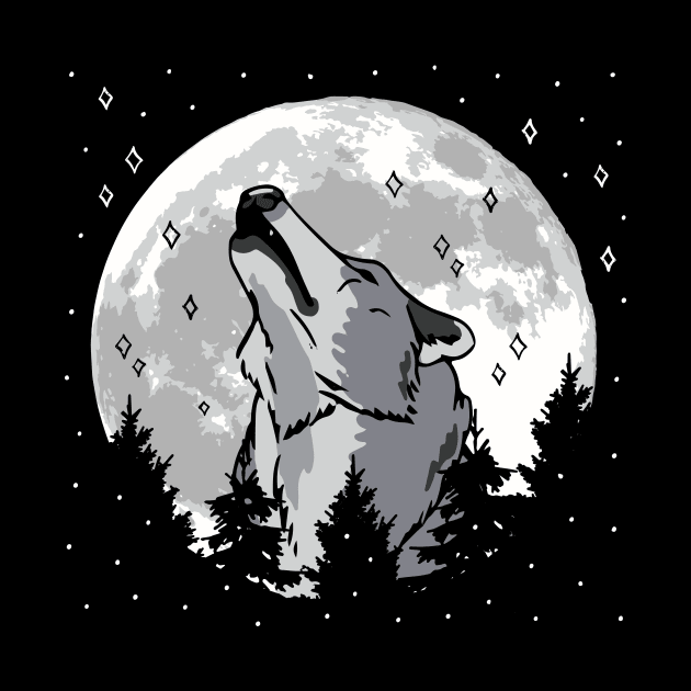 Howling Wolf Moon by UNDERGROUNDROOTS