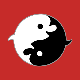 Yin Yang Dolphins T-Shirt