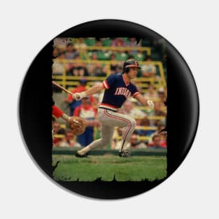 Brett Butler in Cleveland Guardians, (1984 - 1987) Pin