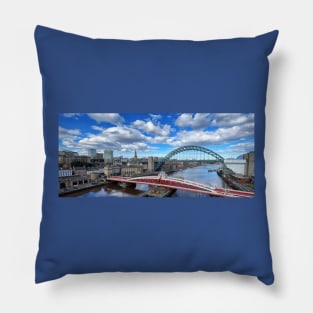 Panorama of the River Tyne at Newcastle Pillow