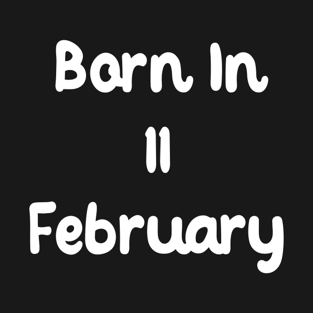 Born In 11 February by Fandie