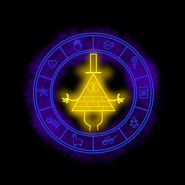 Bill Cipher Symbol by Wyrneck