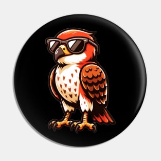 Cool Red Tailed Hawk Pin