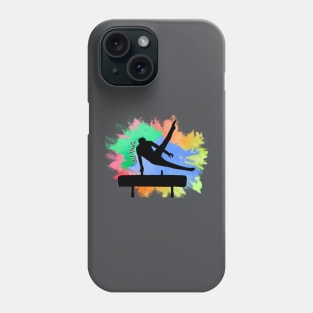 Men's Gymnastics Silhouette Art - Pommel Horse Phone Case