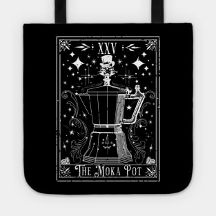 The Moka Pot Coffee Tarot Card Tote