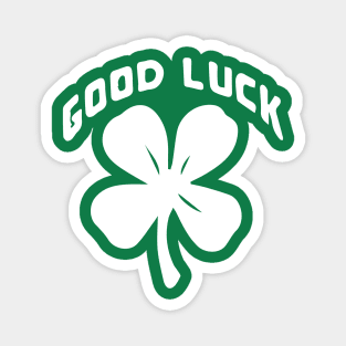 Good Luck 4 Leaf Clover Magnet