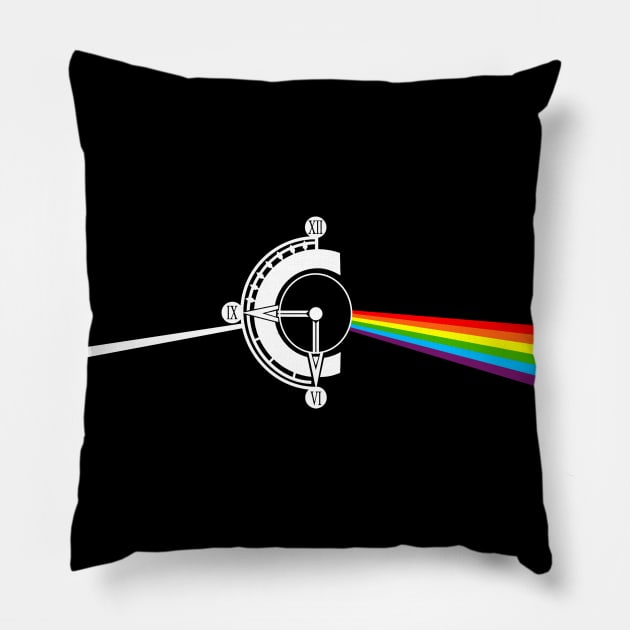 Dark Side of Time Pillow by TheWellRedMage