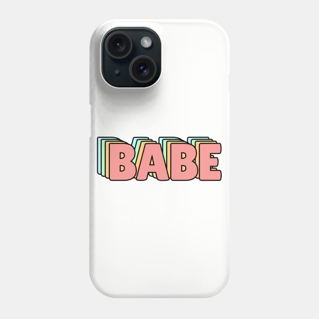 BABE PASTEL Phone Case by lukassfr