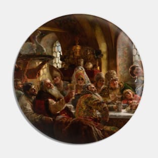 A Boyar Wedding Feast by Konstantin Makovsky Pin