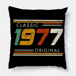 Classic 1977 Original Vintage Pillow