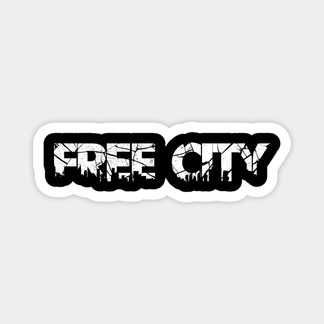 Free City Game Logo Magnet by Vault Emporium