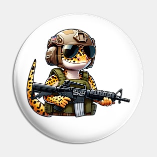 Tactical Gecko Pin