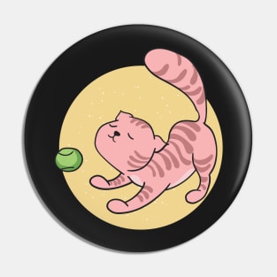 Lazy Pink Cats Pin