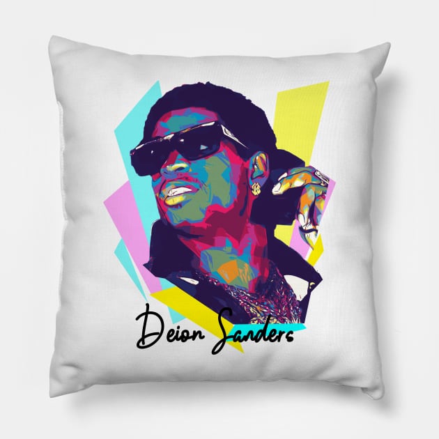 Wpap Pop Art Prime Time Pillow by Piomio