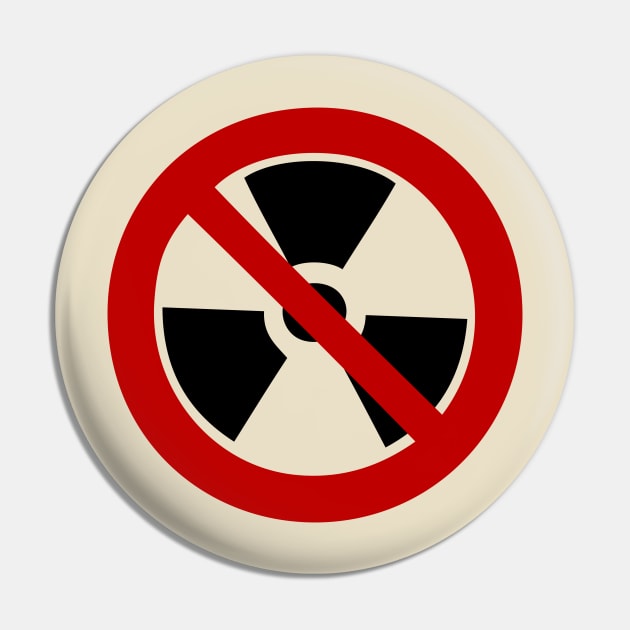 anti nuclear Pin by Huggy Mauve