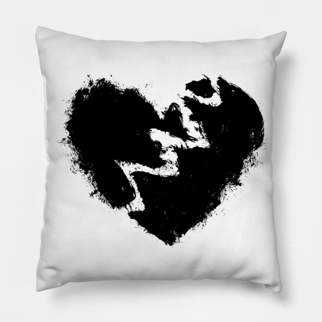 BROKEN HEART Pillow by Aymoon05