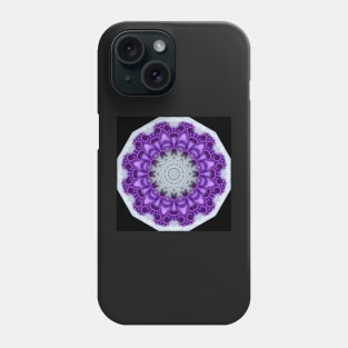 Purple & White Lace Mandala Phone Case