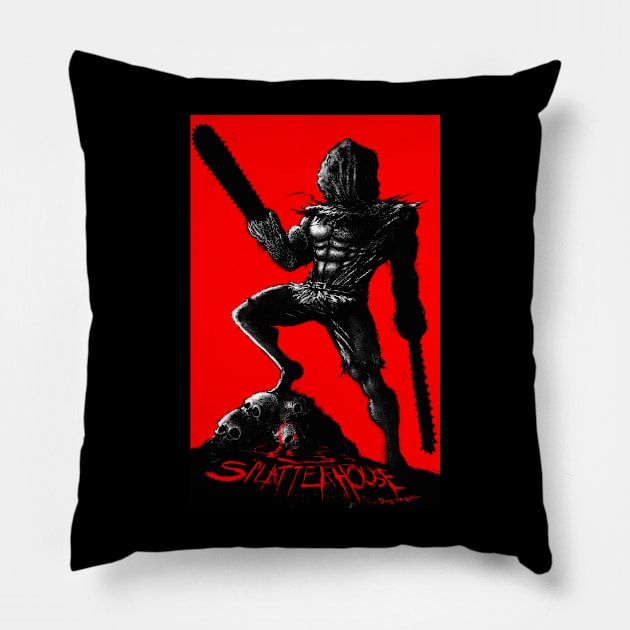 Splatterhouse Biggy Man Pillow by DougSQ