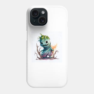 Cute Watercolor Tattered Wraith Phone Case