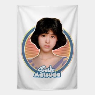 Seiko Matsuda // Retro 80s Fan Art Design Tapestry