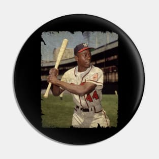 Hank Aaron in Atlanta Braves Pin