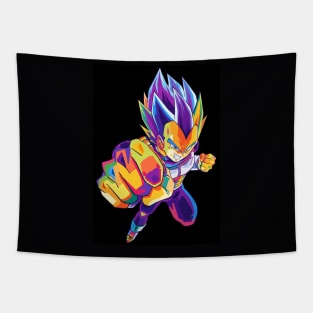 Vegeta Dragon Ball Wpap Pop Art Tapestry