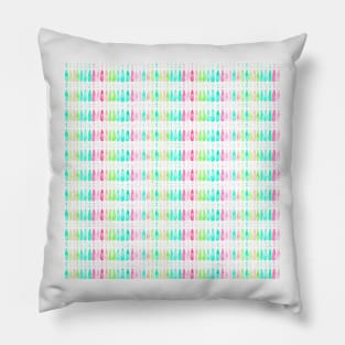 Teardrops Stripes in Pastels by MarcyBrennanArt Pillow