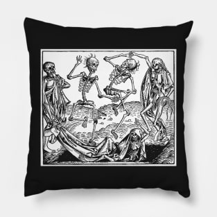 Dance of Death Memento Mori Pillow