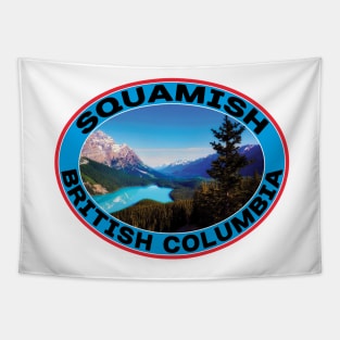 Squamish British Columbia Canada Mountains Lake Climbing Tapestry