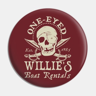 One-Eyed Willie Boat Rentals Pin