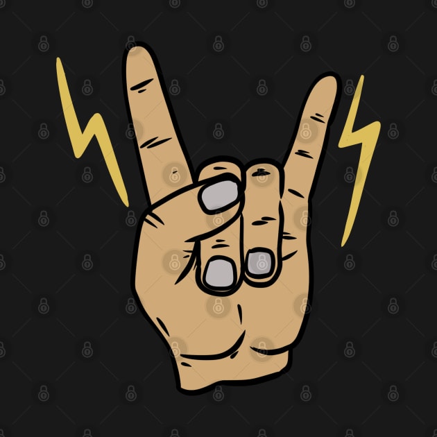 Rock Metal Hand Symbol by RiyanRizqi