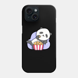 panda and popcorn Phone Case