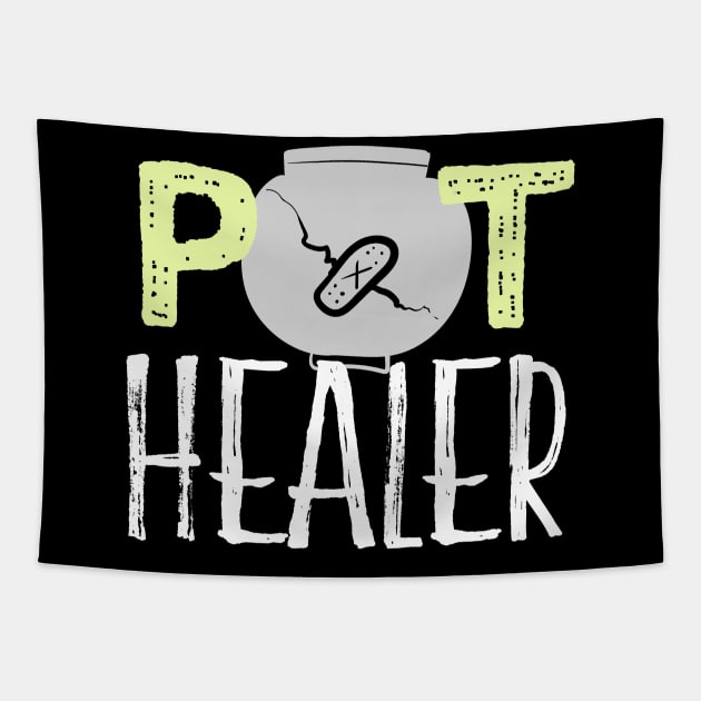 Pot Healer Tapestry by Teequeque