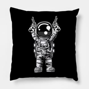 Astronaut Gunslinger Pillow