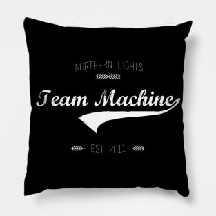 Team Machine (white) Pillow