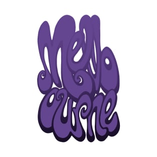 Melbourne writing - Ultra Violet Purple T-Shirt