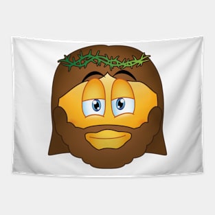 Jesus Emoji by Emoji World Tapestry