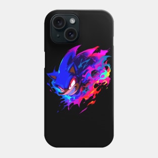 angry sonic Phone Case