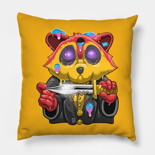 Raccoon City Pillow by tarboxx2