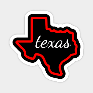 State of Texas Map Magnet