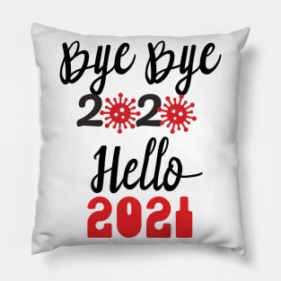 Bye Bye 2020 Hello 2021, Merry Christmas Happy New Year Gifts Pillow