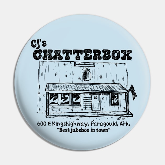 CJ's Chatterbox Pin by rt-shirts