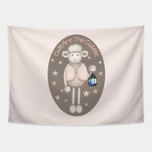 Ewe Are The Cutest, Sheep Pun Tapestry