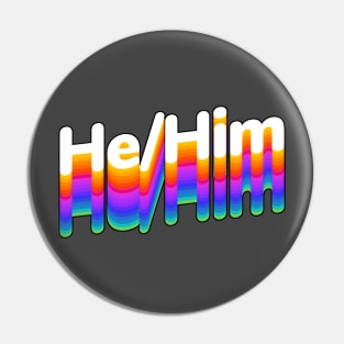 He/Him Pin